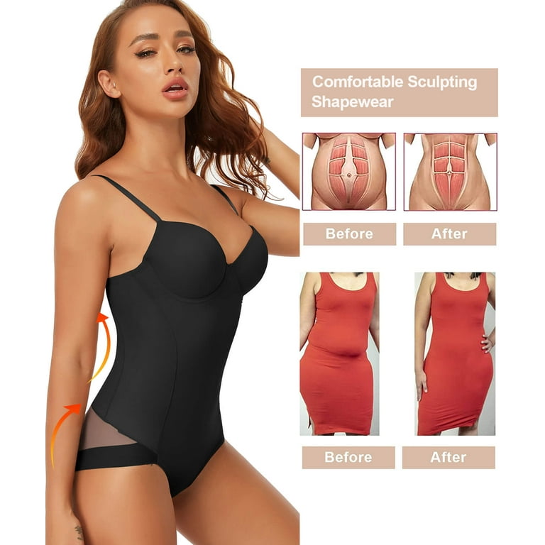 High Compression Woman Shapewear Bodysuit. Face Swap. Insert Your Face  ID:1409572