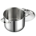 thumbnail image 2 of Cooks Standard 18/10 Stainless Steel Stockpot 12-Quart, Classic Deep Cooking Pot Canning Cookware with Stainless Steel Lid, Silver, 2 of 9