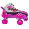 Roller Derby JoJo Siwa Adjustable Quad Star Roller Skate, Size Medium
