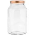 thumbnail image 4 of Amici Home Frasco de Vidrio Transparente Branson, 132 Onzas Líquidas, con Tapa de Cobre, 4 of 4