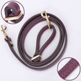thumbnail image 4 of VanEnjoy Full Grain Leather Adjustable Replacement Cross Body Purse Shoulder Strap, 1/2â€ Width, Adjustable Length 25â€-51â€ (Purple), 4 of 4