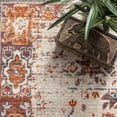 thumbnail image 6 of nuLOOM Farley Medallion Fringe Area Rug, 4' x 6', Rust, 6 of 9