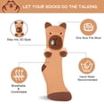 thumbnail image 4 of Funny Capybara Socks for Women and Teen Girls - Cute Novelty Crazy Silly 3D Animal Socks Gift for Mom Girlfriend - Mothers Valentines Capybara Lover Birthday Fun Gift Idea Christmas Stocking Stuffer, 4 of 7
