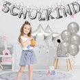 thumbnail image 2 of Star Shape Sequins Decor Balloon Kit with Ribbon School Opening Ceremony Decorative Balloons Set Party Supplies, 2 of 10