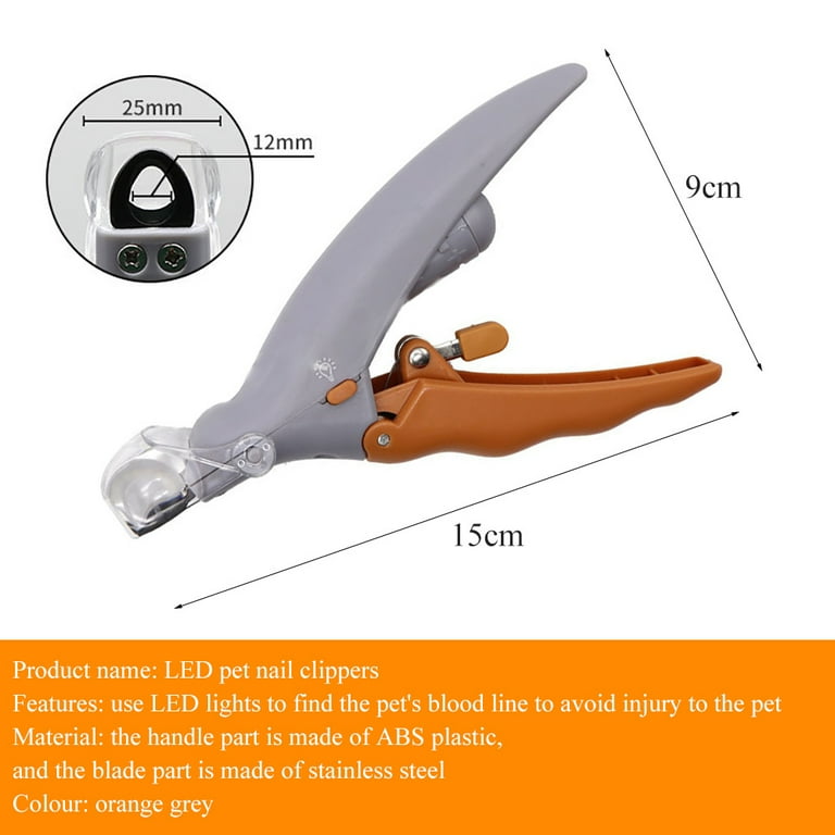 Led dog best sale nail clippers