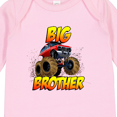 thumbnail image 4 of Inktastic Big Brother Monster Truck Boys Long Sleeve Baby Bodysuit, 4 of 5