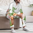 thumbnail image 7 of Susaid Cactus Gnome Print Men's Long Sleeve Pajama Set, Two-Piece Button-Down Loungewear PJs Set, Comfortable Sleepwear for Relaxation-Medium, 7 of 7