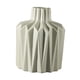 thumbnail image 4 of Jarrón de cerámica geométrico, decoración de mesa, ligero, estilo bohemio, para entrada. Talla L Gris claro, 4 of 9