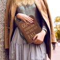 thumbnail image 5 of HELLHERO PU Leather Bible Tote Bag with Inspirational Verse, Portable Protective Carrying Case for Church, Women and Kids Study, 5 of 12