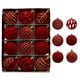 thumbnail image 2 of 12 piezas de adornos navideños de terciopelo para árbol de Navidad, bolas navideñas flocadas, adornos navideños para colgar en el árbol de Navidad, 2 of 5