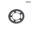 thumbnail image 1 of 4 Pieces Wheel Ring Set Wheels Circles Parts Upgrade Component Rim Outer Rings Modification Replacement for TRX4 SCX10 90046 D90 Black, 1 of 8