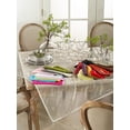 thumbnail image 3 of Fennco Styles Sorbet Tissue Organza Tablecloth Sheer Table Cover for Everyday Use, Banquets and Special Events, 3 of 22