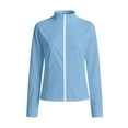 thumbnail image 5 of Hilenly Women's Plus Size Workout Jackets Lightweight Zip Up Yoga Jacket Long Sleeve Athletic Slim Fit Shirt Sun Protection Clothing, 5 of 8