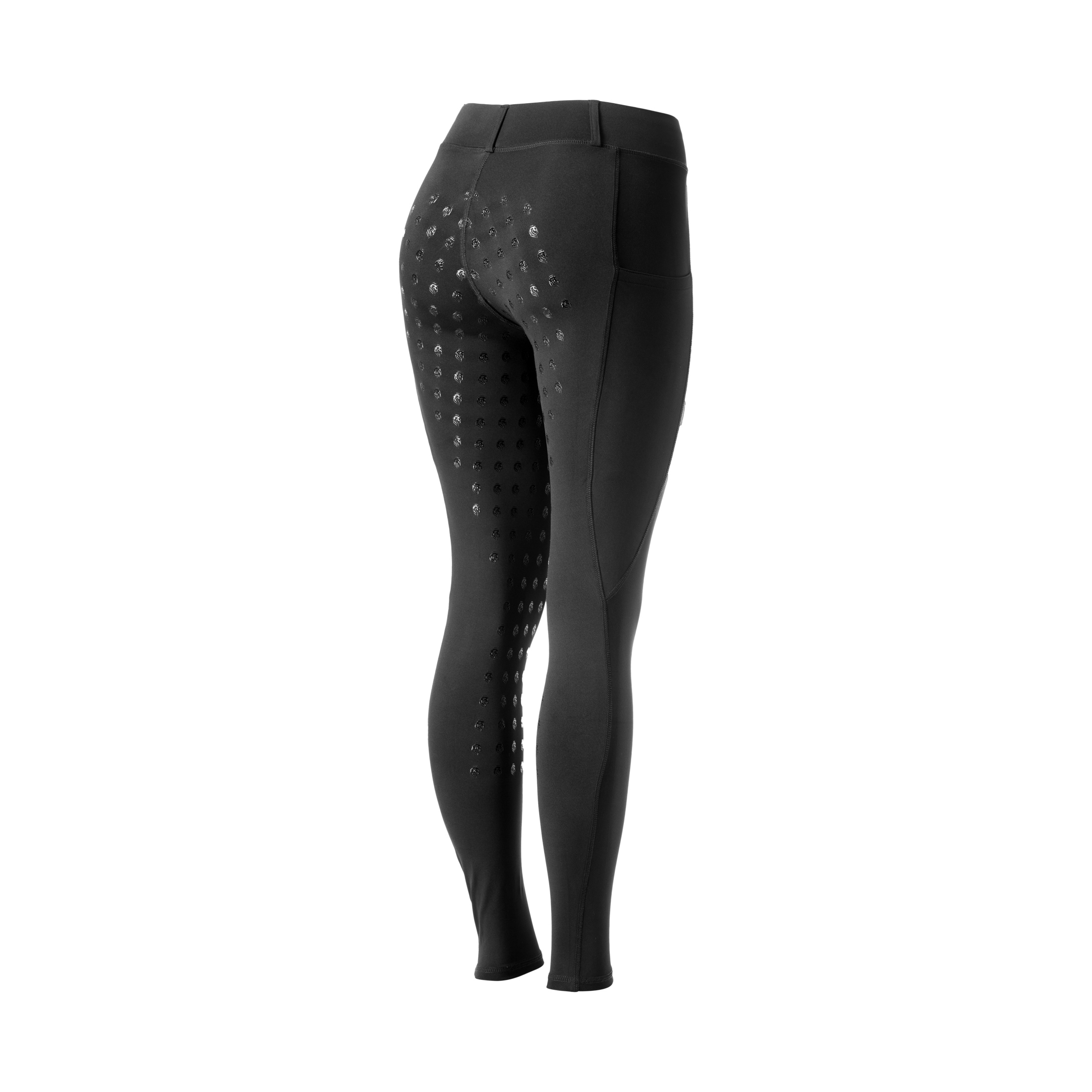 Equinavia Classic Womens Silicone Full Seat Horse Riding Pants with Phone Pockets | Equestrian Breeches Schooling Tights