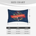 thumbnail image 6 of Bixox Merry Christmas 1 Printed Pillow Protector,Super Soft Ideal for Home,Guests,Rentals - 20"x30", 6 of 8