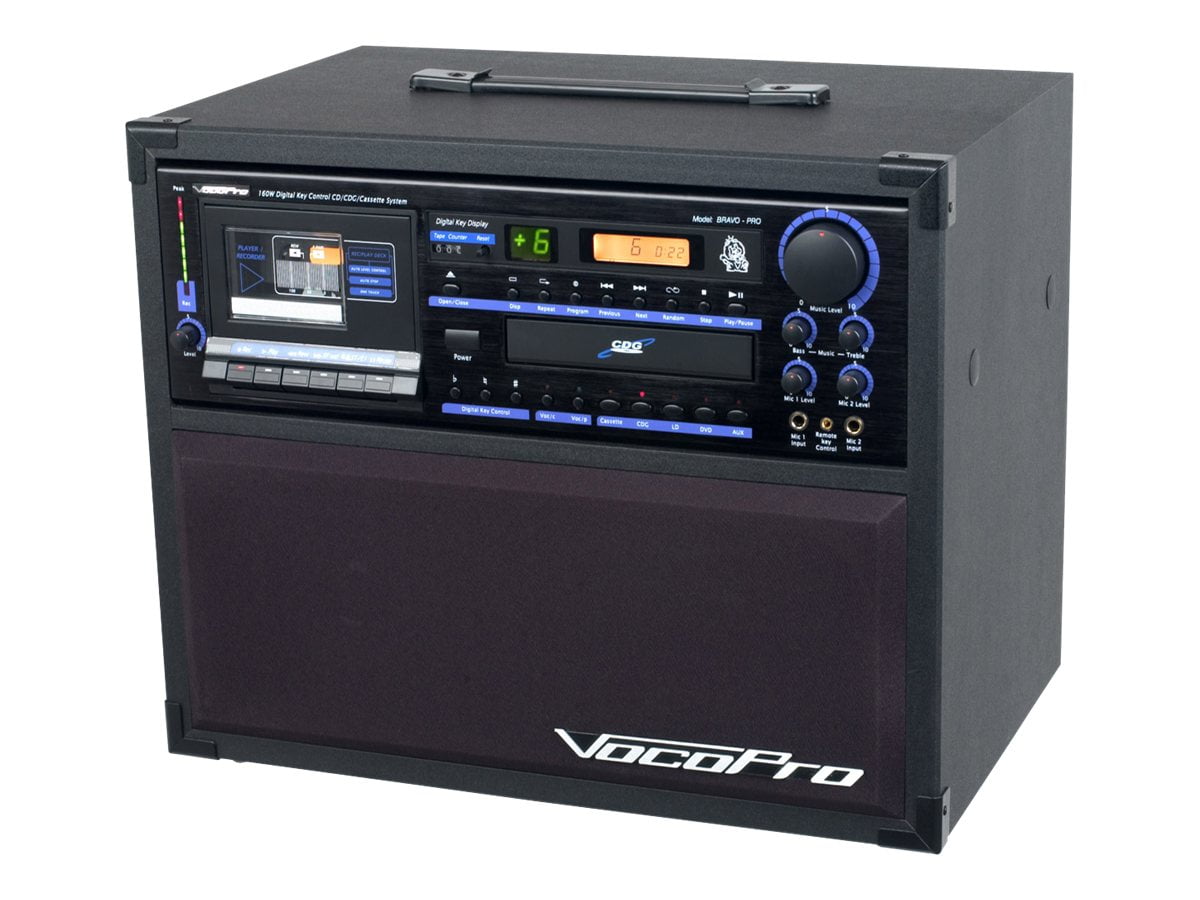 VocoPro Bravo Pro Karaoke system 160 Watt (total)