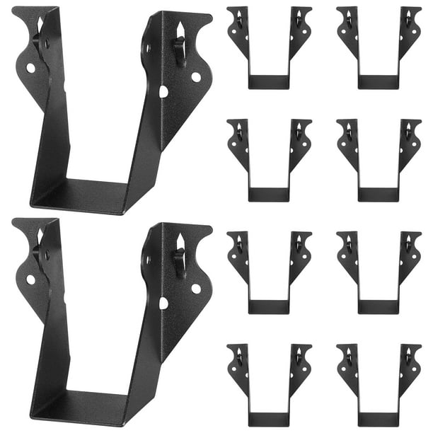 ColoMX 10 soportes para vigas: soportes de montaje frontal para vigas - Soportes de repuesto para amarres de huracanes para armarios, dormitorios, lavanderías, hoteles.