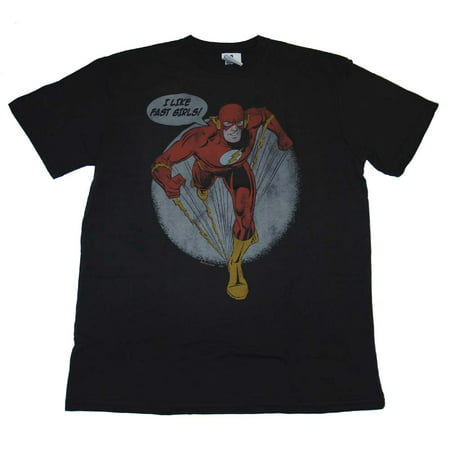 The Flash DC Comics Fast Girls Junk Food Vintage Style T-Shirt