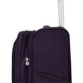 thumbnail image 5 of (2 pack) Protege Arendale 24" Softside Expandable Rolling Spinner Luggage, Purple, 5 of 7