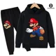 thumbnail image 1 of Ropa de Super Mario Bros para niños, 2-16T, novedad de 2024 Chándal estampado para niño y niña, traje de sudadera y pantalones, chándal para Adolescente, 1 of 1