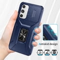 thumbnail image 2 of Funda para GANGXUN Samsung Galaxy A16 - Soporte metálico, Función magnética, Azul, 2 of 5