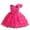 Hot Pink, variant on Kids Pageant Flower Girl Dress Little Girls Party Wedding Formal Dresses with Butterfly 1-6 Years, Red#1