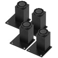 thumbnail image 4 of Patas de metal para muebles, 4 piezas/juego, patas ajustables para muebles, patas para gabinetes, solución innovadora, 4 of 12