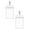 Clear 2PCS, variant on WUSUOWEI Waterproof ID Badge Holder Vertical ID Card Name Tag with Resealable Zip Durable Clear Name Holder Tags with Badge Clip Straps 4/3/2/1PCS