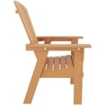 thumbnail image 2 of Portside Seashell Adirondack Plastic Outdoor Dining Chair, 2 of 9
