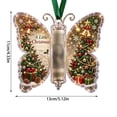 thumbnail image 3 of Christmas Cash Gift Butterfly Ornament, Money Holder for Rolled Bills, Hanging Christmas Tree Decoration, Festive Stocking Stuffer Keepsake for Holiday Gifting, 3 of 7
