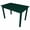 Dark Green Paint, variant on Versaloft Harmony Solid Wood Amish Table 27 x 45" in Dark Green Paint - Use As a 4 Person Dining Table or Office Desk, Made in the USA