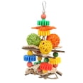 thumbnail image 2 of Parrots Chewing Toy, Wearable Multi Layer Bird Climbing Toy  For Lovebirds For Budgies, 2 of 8