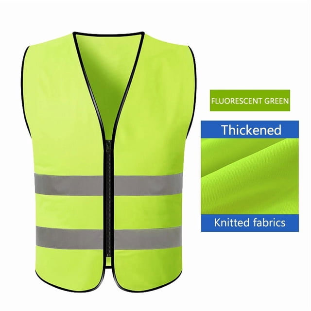 Safety High Visibility Vest Adjustable Security Vests Traffic Night Outdoor For Running Cycling Sports