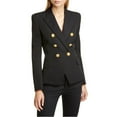 thumbnail image 2 of kamemir Women’s and Women’s Plus Ponte Blazer(Black,L), 2 of 3
