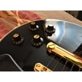 thumbnail image 3 of Dopro - Perillas de sombrero de bruja para guitarra métrica LP, color negro con tapa dorada, 4 unida, 3 of 6