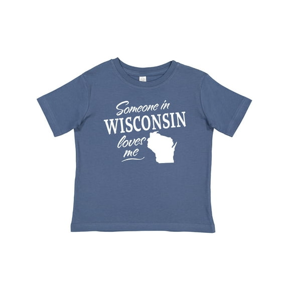 Inktastic Someone in Wisconsin Loves Me Boys or Girls Baby T-Shirt