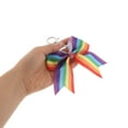 thumbnail image 4 of AURARMLET Bowknot Keychain Multi Colored Cloth Metal for Decoration 4Pcs, 4 of 8