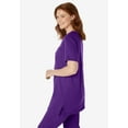 thumbnail image 3 of Woman Within Plus Size 7-Day Short-Sleeve Baseball Tunic, 3 of 5