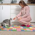 thumbnail image 3 of Pioneer Flower Floral Print Pattern Kitchen Rugs Sets Of 2, Anti Fatigue Non Slip Washable Floor Mats for Kitchen Sink Laundry, 17X30 Inch + 17X47 Inch, 3 of 6