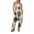 thumbnail image 1 of ICHUANYI Liquidación Mono de tirantes sin mangas para mujer, estilo informal, de verano ICHUANYI WER202308252956, 1 of 4