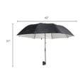 thumbnail image 5 of (2 pack) Ozark Trail Chair Umbrella with Universal Clamp, Adult, Black, 5 of 8