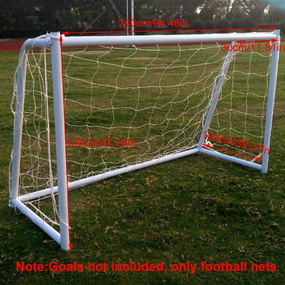 Soccer Net, White Soccer Goal Net, For Training For Soccer Practice Toddler Kids