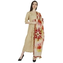 Bimba Kurta Set for Womens Ethnic Flared Kurti with Pant & Printed Dupatta Indian Designer Clothing