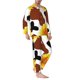 thumbnail image 2 of Fotbe Cow Print Sunflower Pijama de Hombre con Estampado de Manga Larga, Conjunto de 2 Piezas, Ropa de Dormir Suave y Cómoda con Bolsillos-XX-Large, 2 of 7