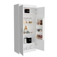 thumbnail image 4 of Pemberly Row Armoire de Garde-Manger Moderne à 5 Étagères en Bois Manufacturé Blanc, 4 of 10