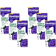 Dimetapp Children's Cold and Allergy Grape 4 oz (Pack of 6)