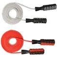 thumbnail image 2 of Jump Rope, Heavy Weighted Skipping Rope Adjustable Length Bearing Tangle-Free Skipping Ropes, Ideal for Fitness, Weight Loss, Endurance Training, 2 of 6