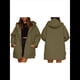 thumbnail image 3 of Chaqueta Larga con Capucha y Acolchado de Rombos para Mujer, Abrigo de Invierno de Moda, Holgado y de Gran Tamaño, Chaquetas Cálidas de Larga. Verde XXL, 3 of 7