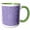 Green/White, variant on 3drose, Colorful Geometrical Hypnotic Round Tiled Mosaic Background, 11oz Mug