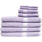 Mainstays Ms Affordable 8 Pc Towel Set Lavender